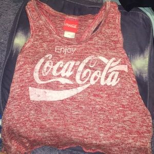 Coca Cola Tank Top Summer Small Cute Red